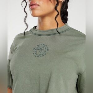 NWOT Gymshark Legacy Washed Crop Top